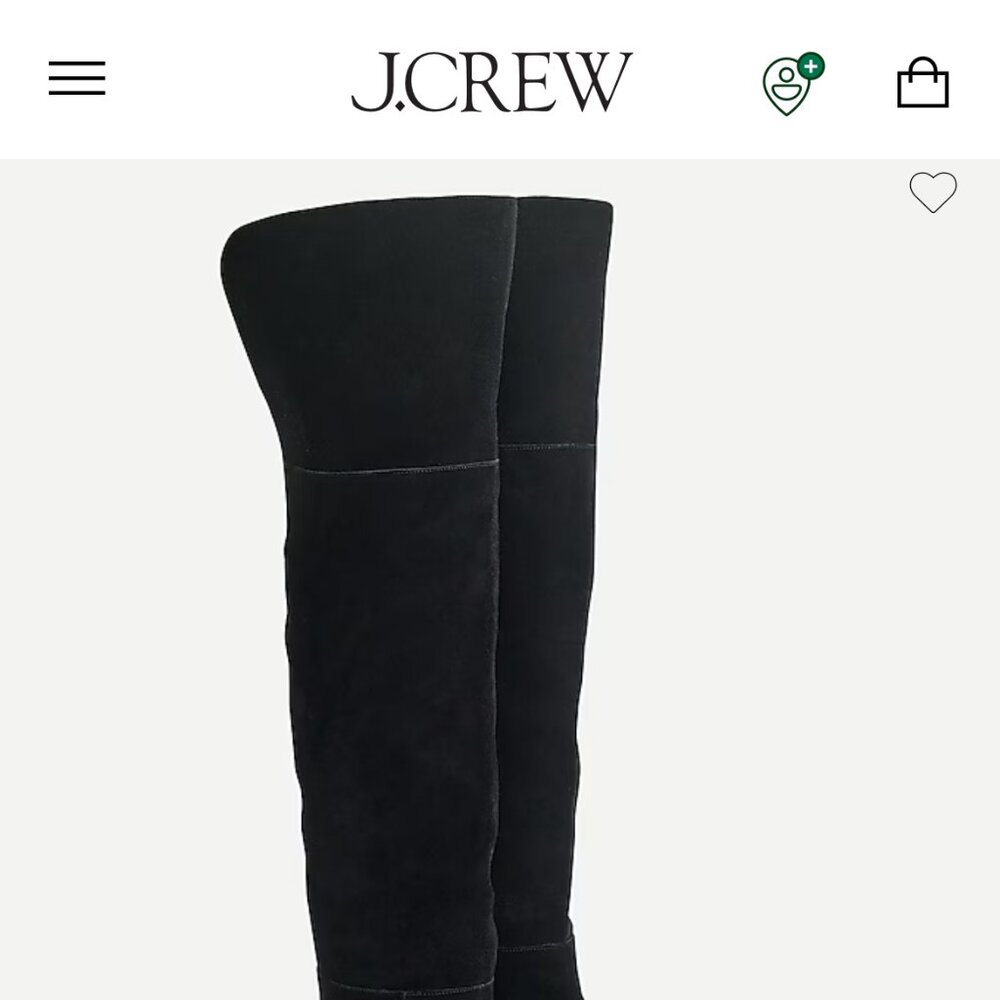 J Crew Suede Over the Knee Boots